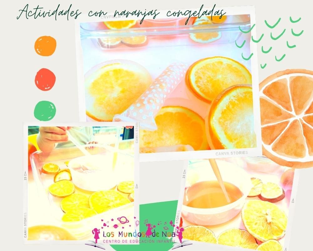 Juegos con naranjas congeladas