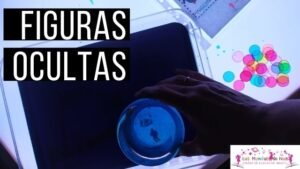 encontrar figuras en una bandeja con liquido negro