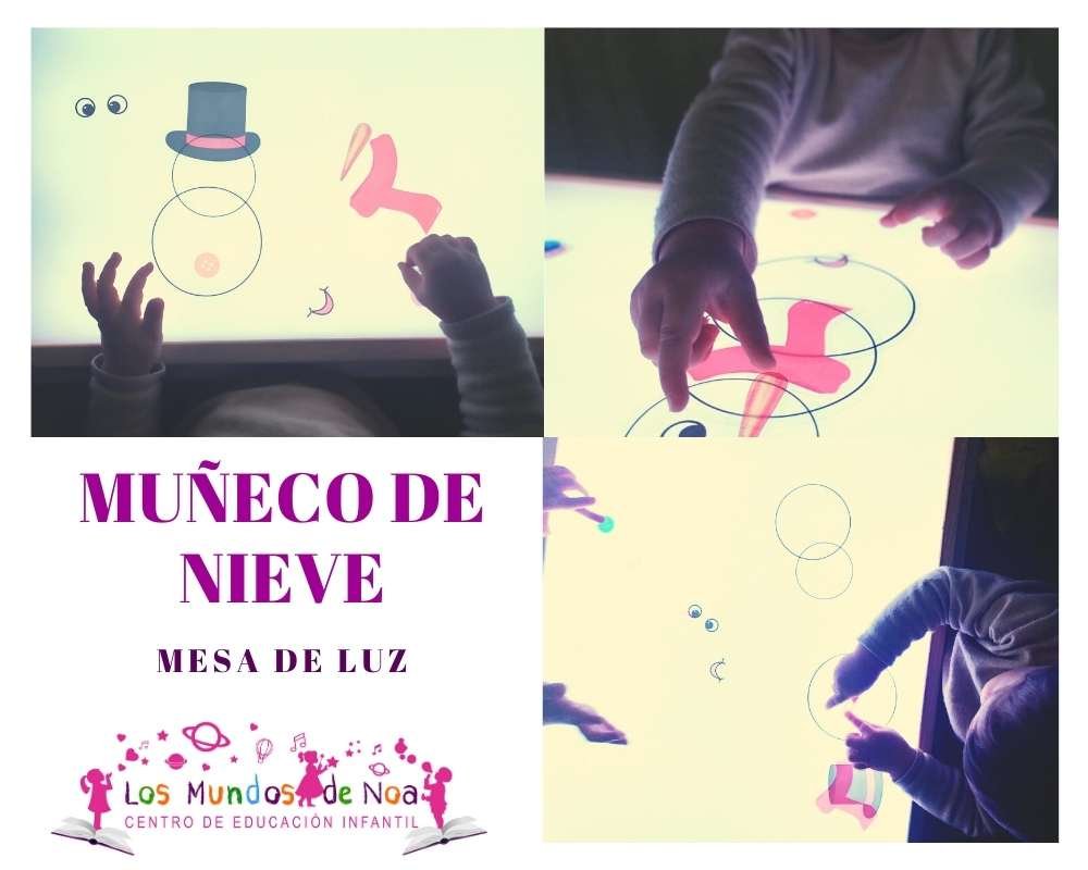 puzle muñeco de nieve