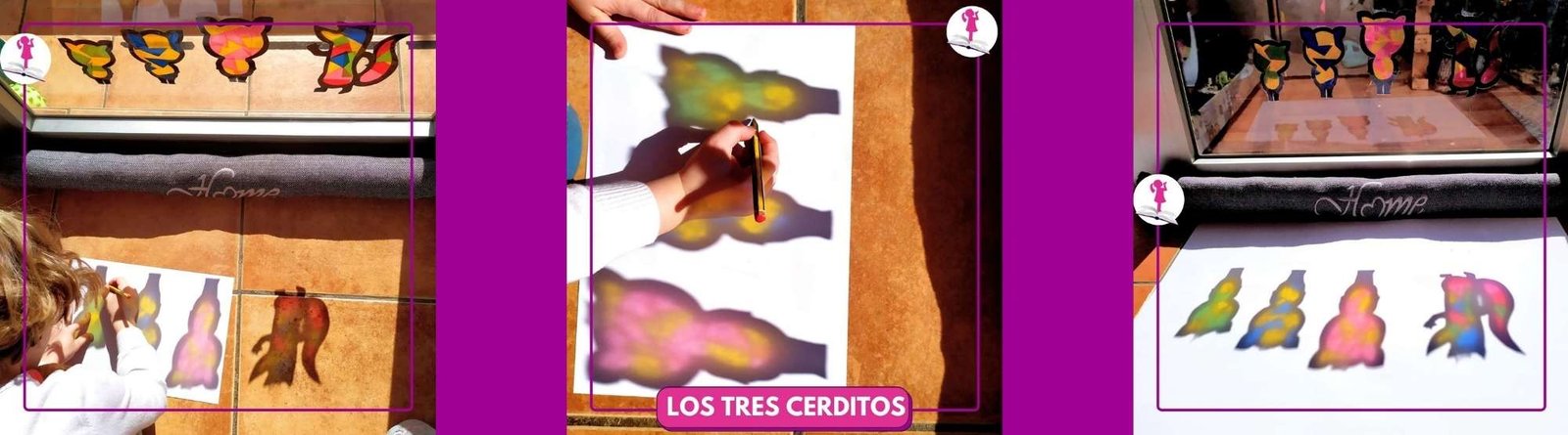 Los tres cerditos y el lobo