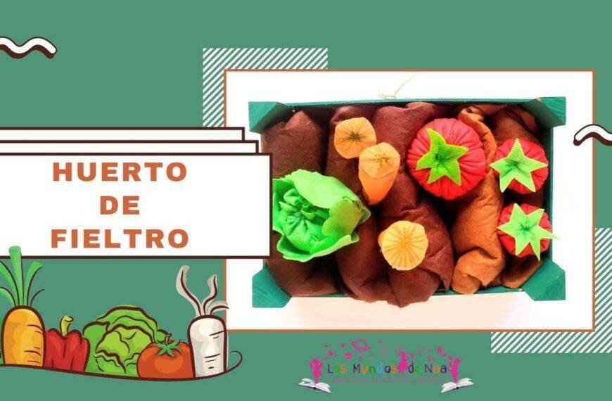 Huerto infantil de fieltro