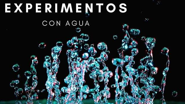 experimentos caseros con agua