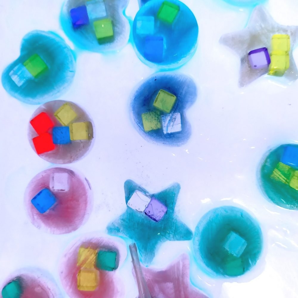 Experimentos de hielo para niños