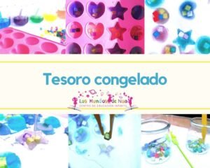actividad con hielo para niños