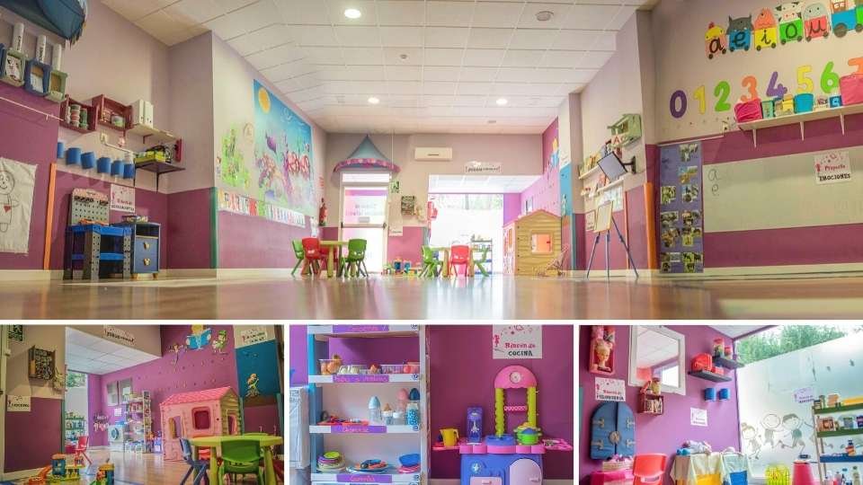 Aula de la escuela infantil Los Mundos de Noa en Albacete