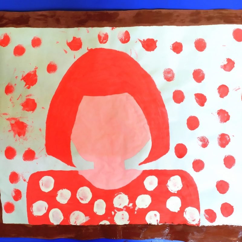 Obra de Yayoi Kusama para niños. Clase de 0-1 años