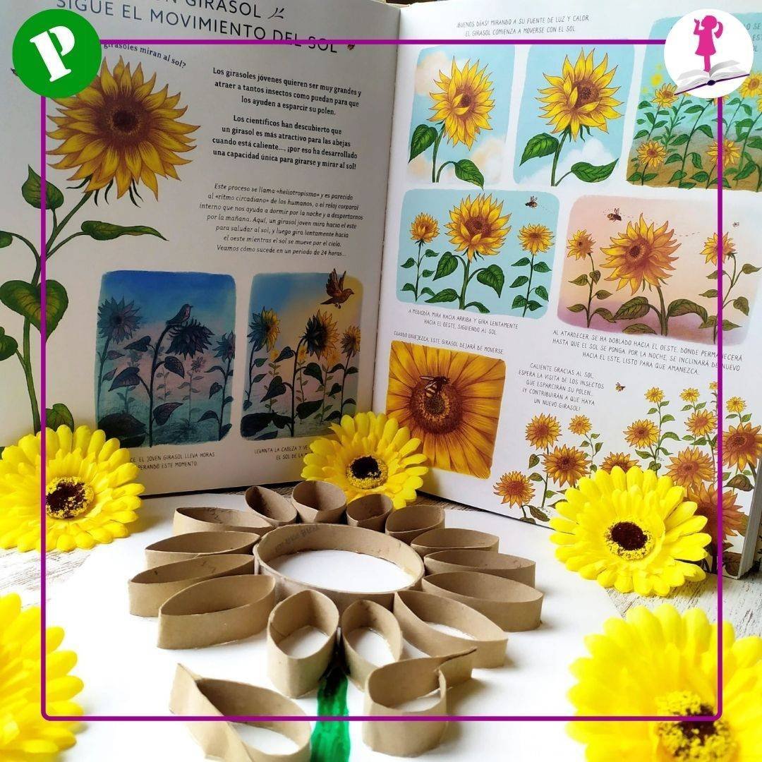 manualidad infantil girasol