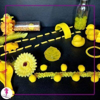 actividades de color amarillo