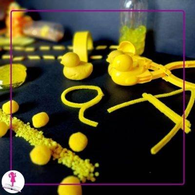 actividades de color amarillo