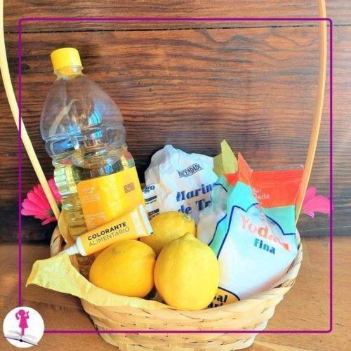 plastilina de limón casera para niños