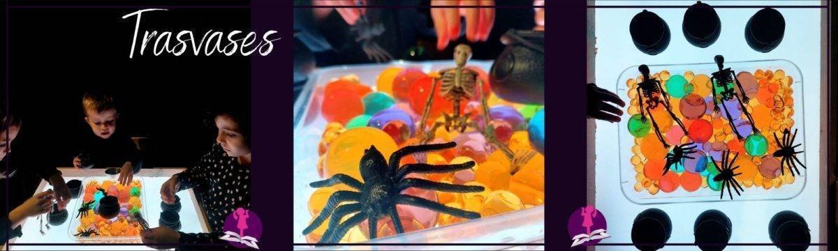 Trasvases de halloween para niños