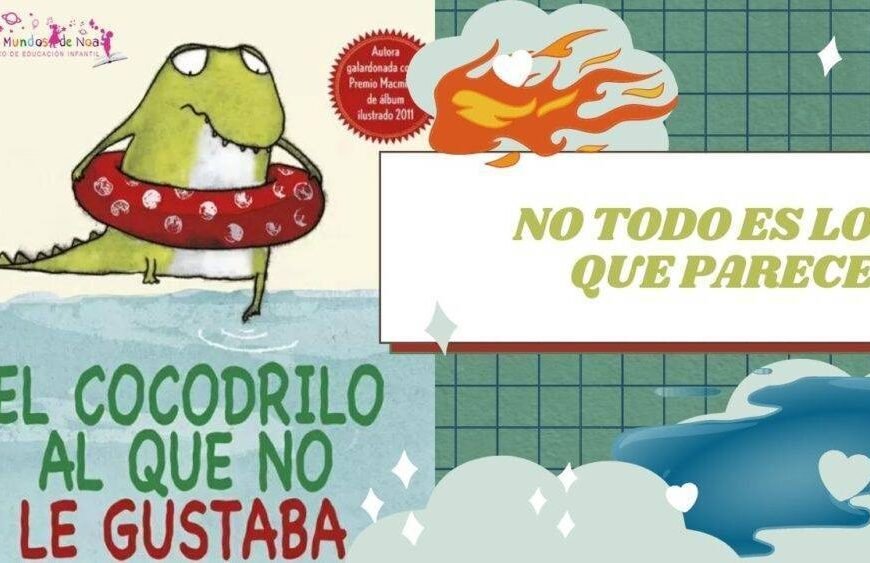 portada de cuento cocodrilo
