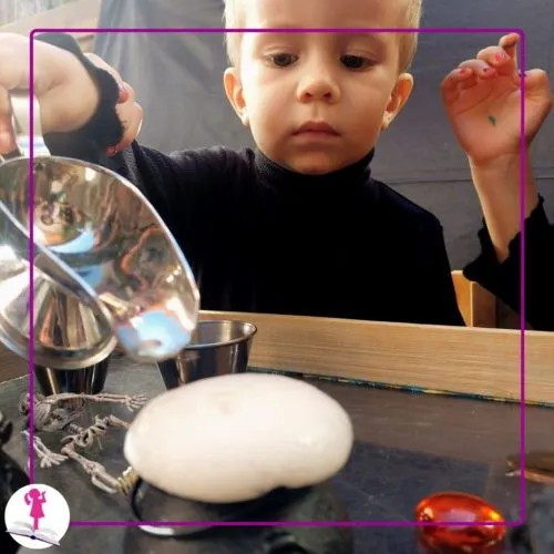experimento con vinagre y bicarbonato