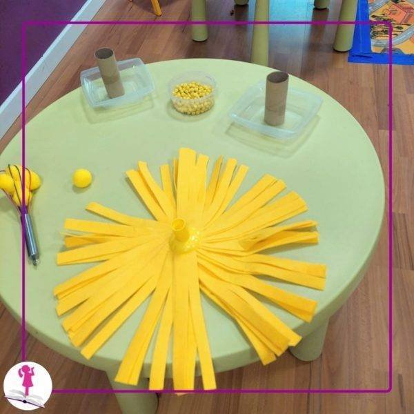actividades de color amarillo