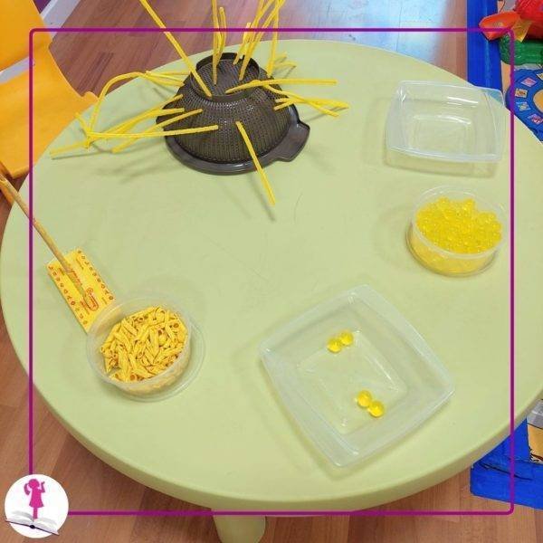 actividades de color amarillo