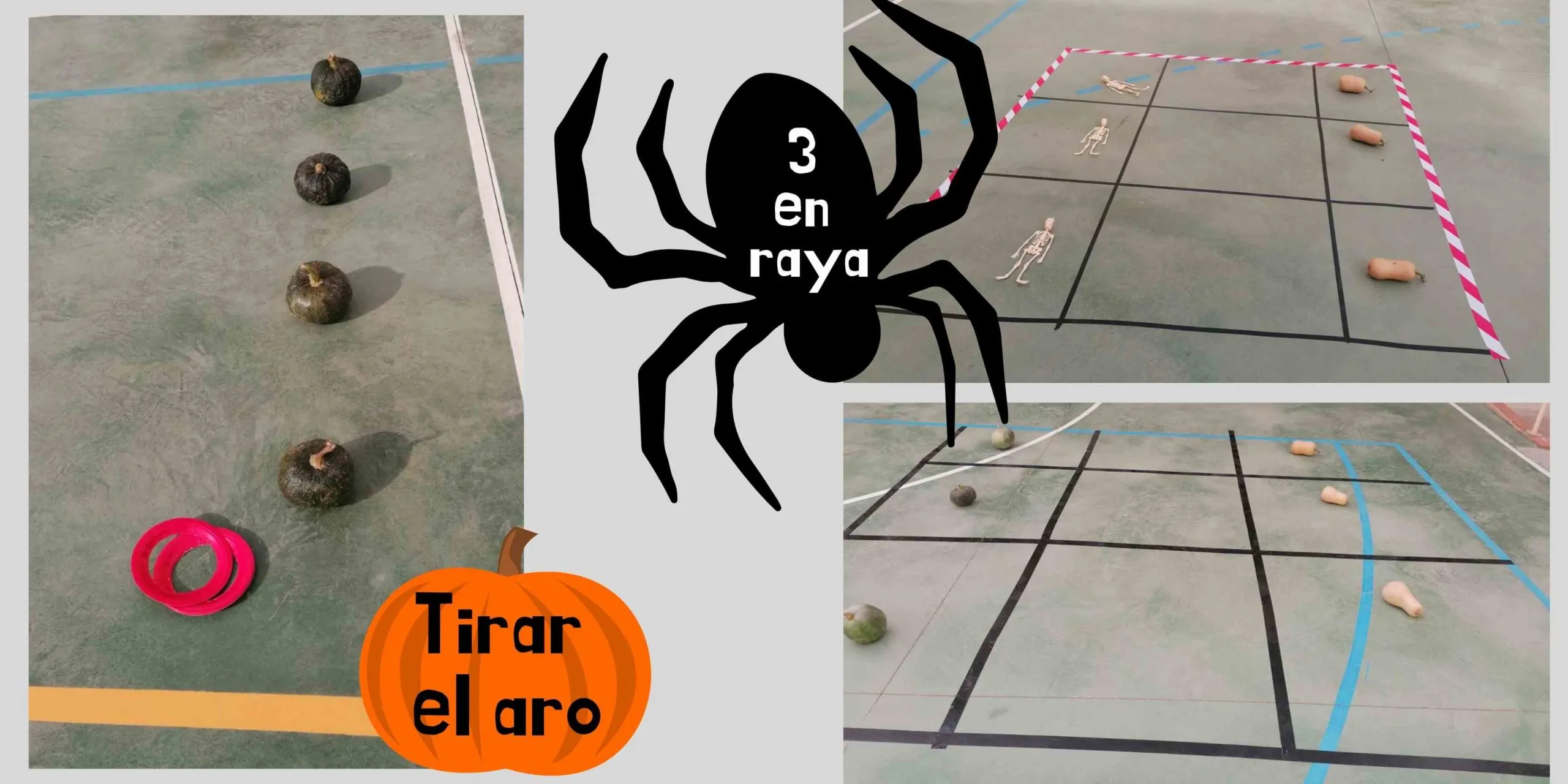 3 en raya tematizado de halloween
