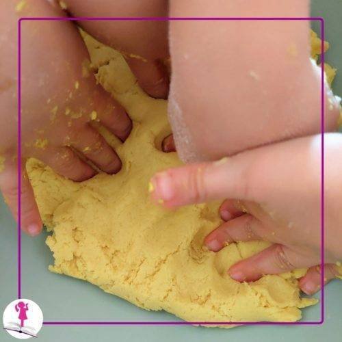 plastilina de limón casera para niños