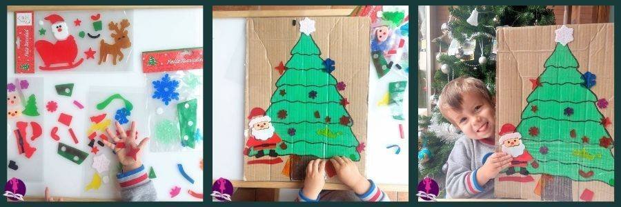 manualidad arbol de navidad