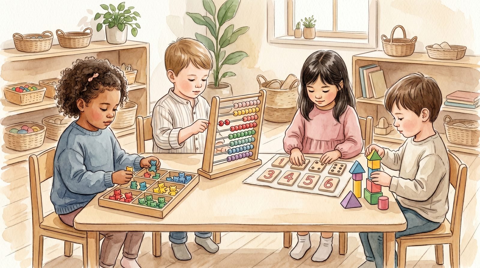 Actividades Matemáticas Infantiles: Método ABN y Doman (6 actividades)