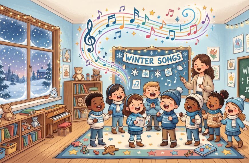Canciones invierno — actividad infantil Los Mundos de Noa