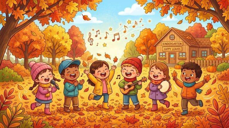 Canciones otono — actividad infantil Los Mundos de Noa