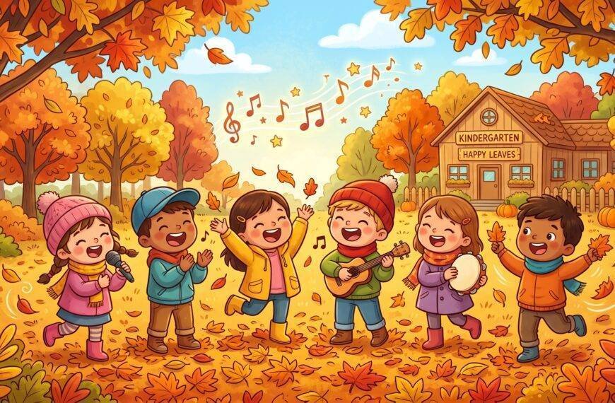 Canciones otono — actividad infantil Los Mundos de Noa