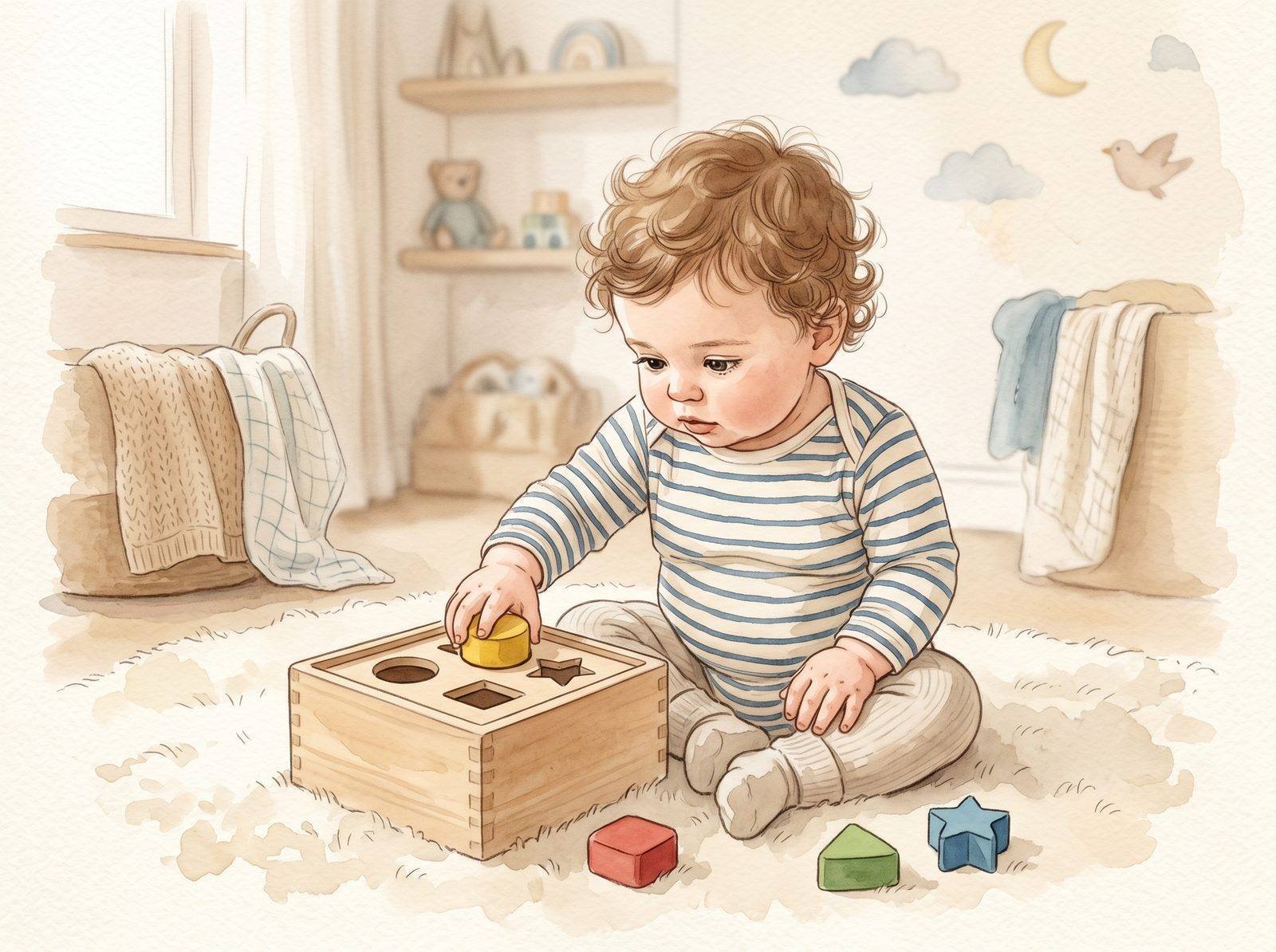 Bebé 9-12m shape sorter
