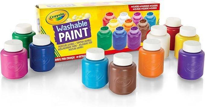 Crayola temperas lavables niños 10 colores no tóxicas