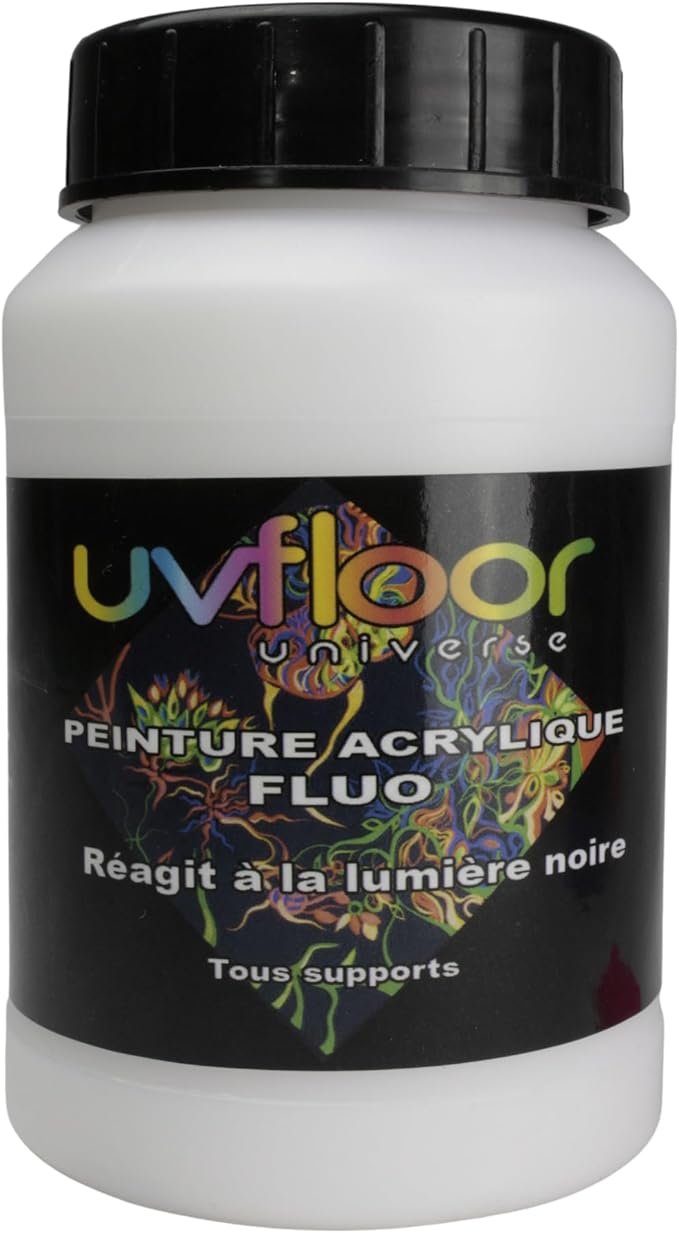 pintura fluorescente UV para niños luz negra no tóxica