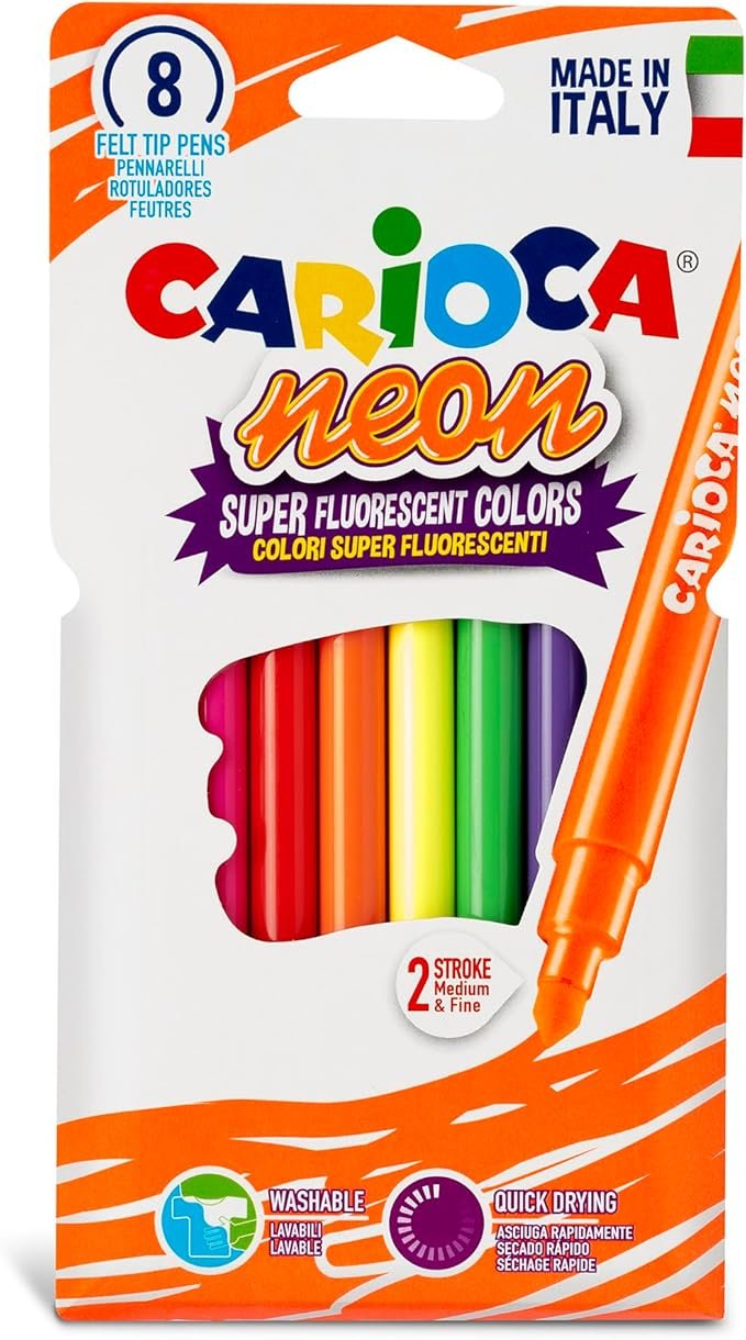 rotuladores fluorescentes neón para niños luz negra UV permanentes