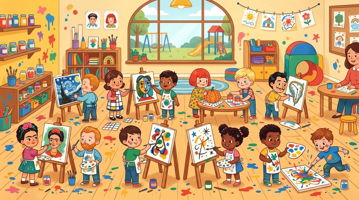 12 artistas famosos para niños 1-3 años — Los Mundos de Noa