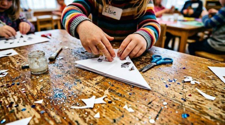 Blanca Navidad — actividad del aula Los Mundos de Noa