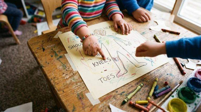 Head, Shoulder, Knees and Toes — actividad Los Mundos de Noa