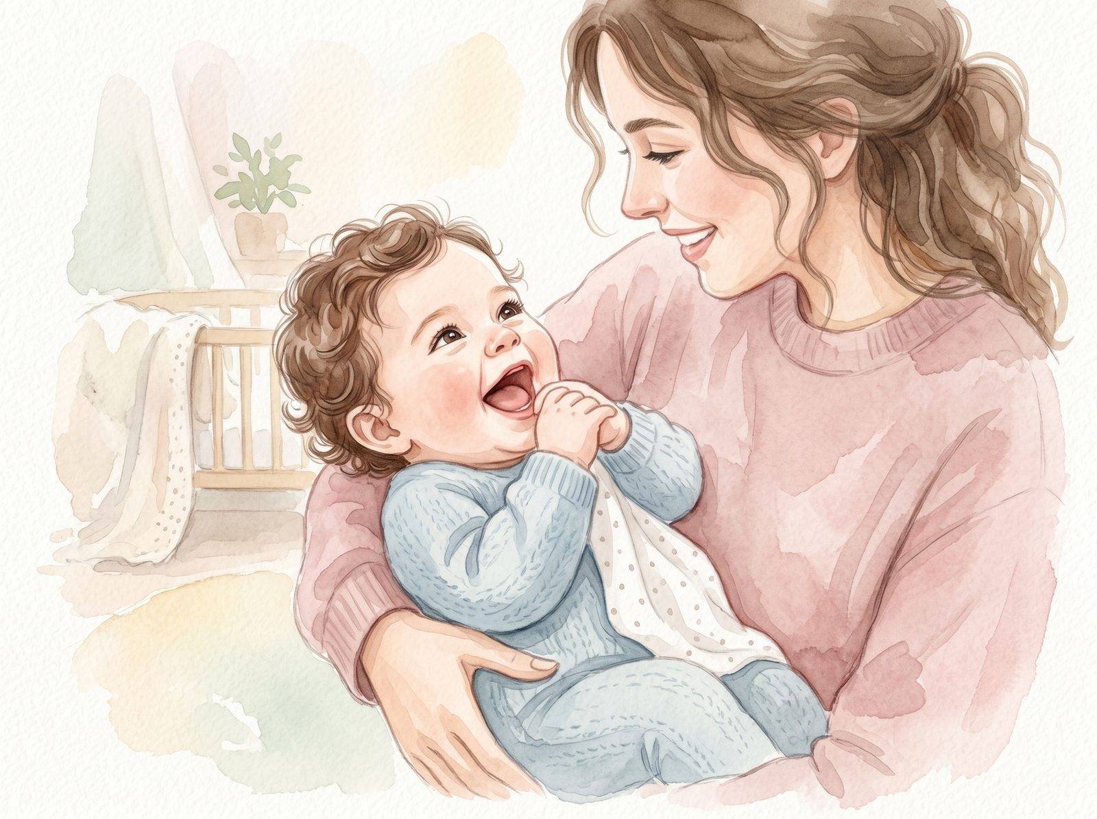 Bebé 3-6m balbuceando