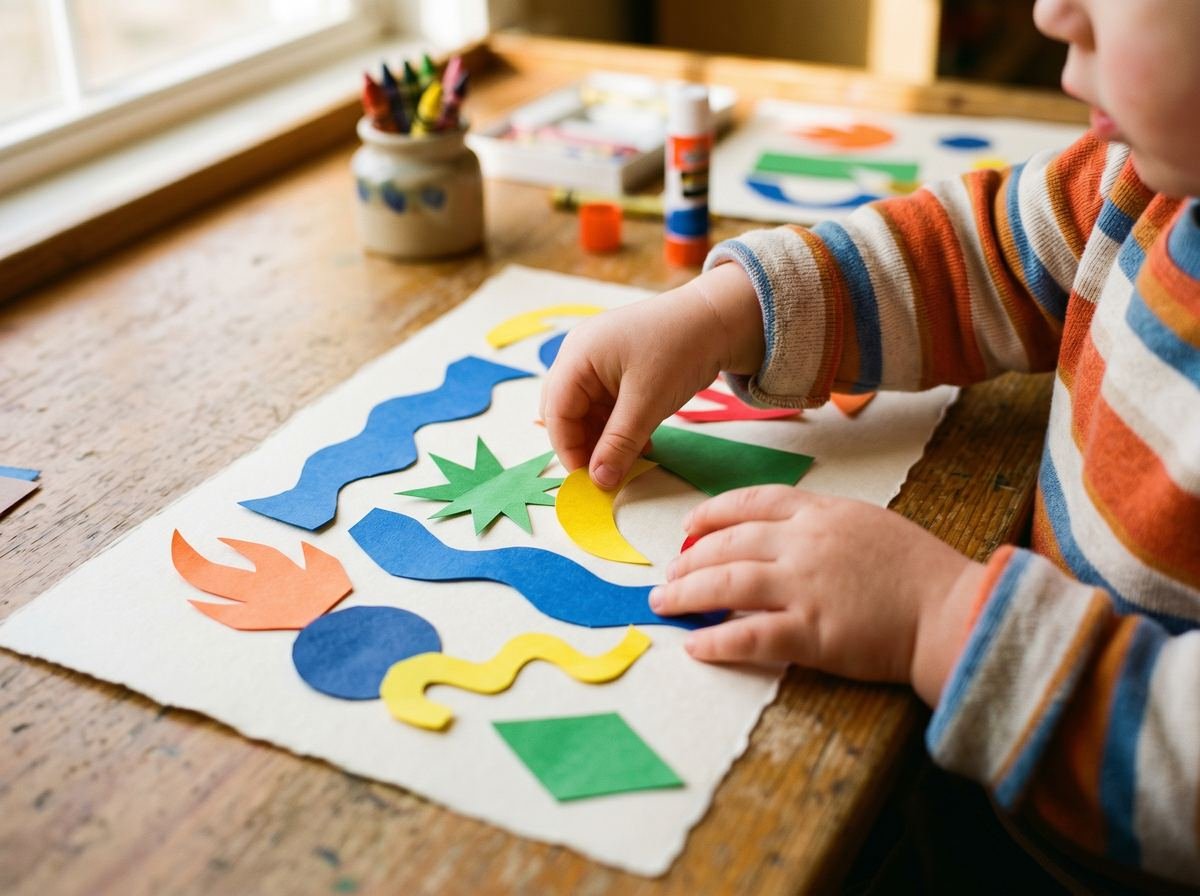 Actividad Matisse con recortes — Los Mundos de Noa