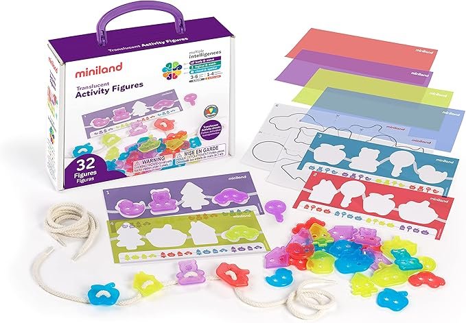 Miniland Mesa de Luz educativa figuras