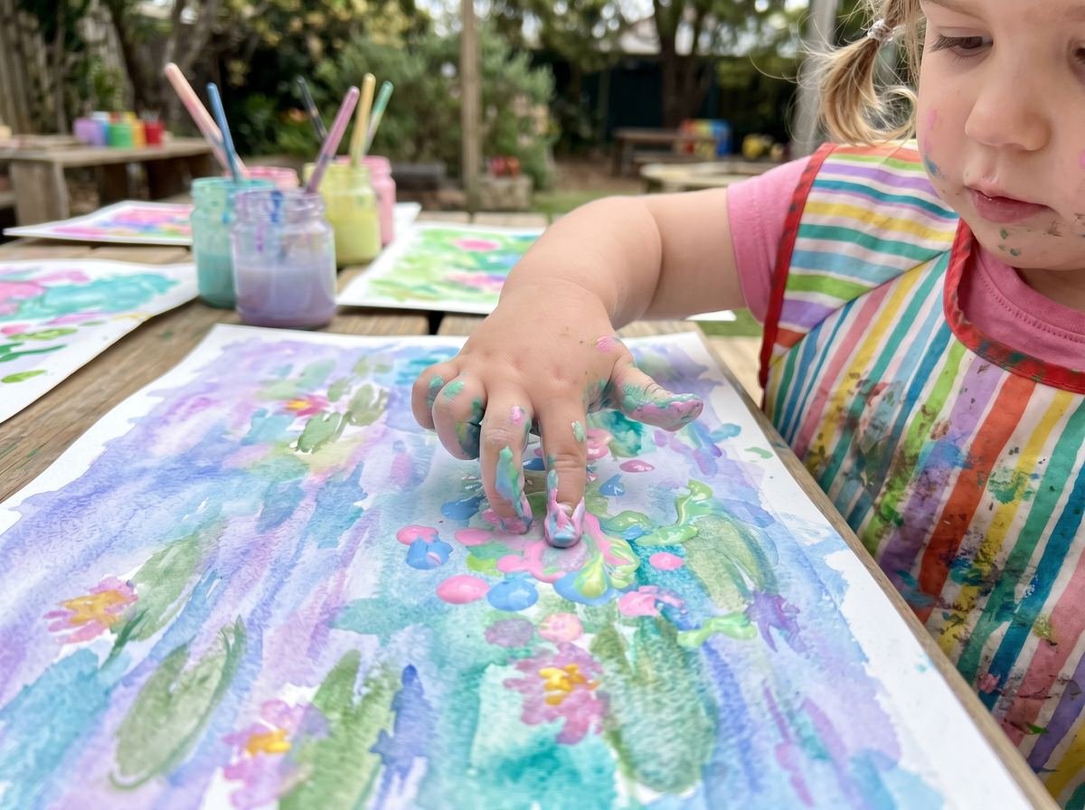 Actividad Monet con puntitos impresionistas — Los Mundos de Noa