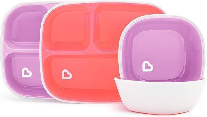 Munchkin Splash juego platos cuencos niños pequeños comida