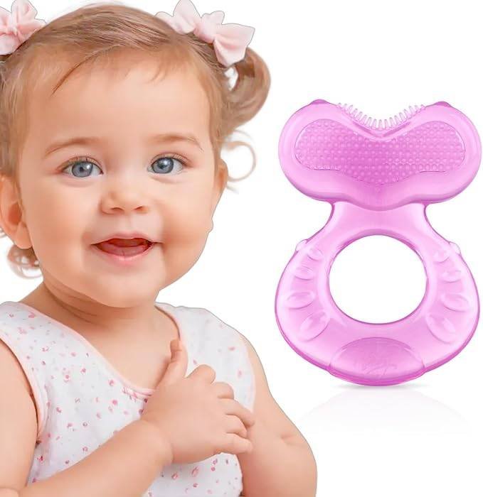 Nuby Teethe-eez mordedor silicona flexible masaje encías bebé