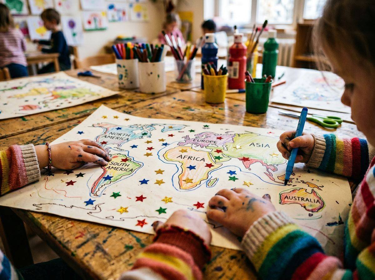 El mapa de las navidades del mundo — Los Mundos de Noa