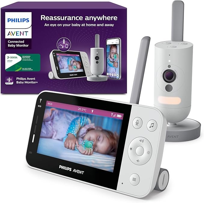 Philips Avent vigilabebés WiFi cámara HD app móvil visión nocturna