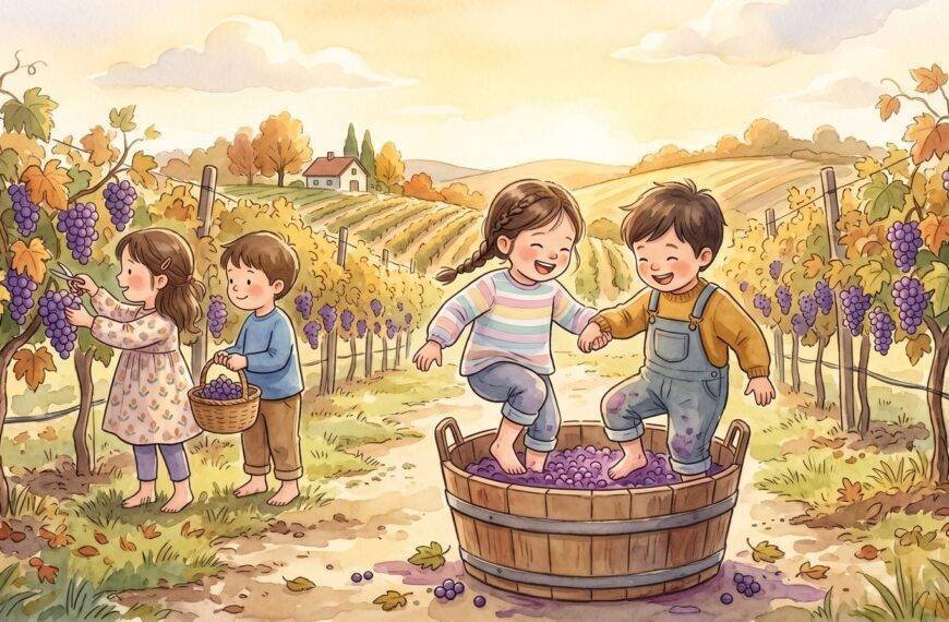 Proyecto Infantil La Vendimia: del racimo al zumo con peques