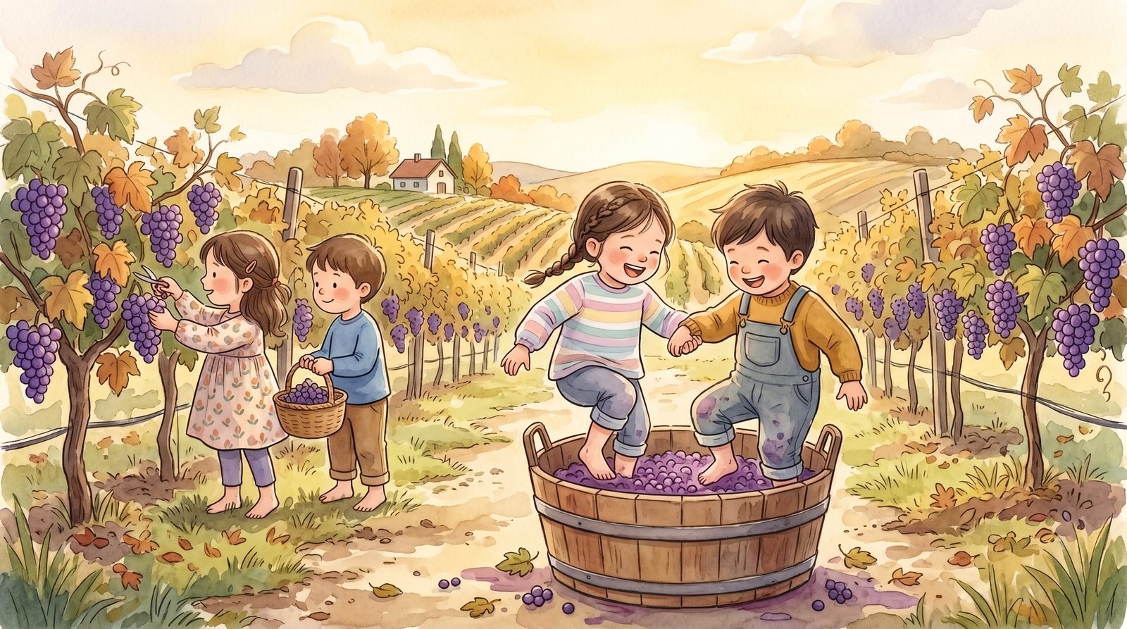 Proyecto infantil de la vendimia