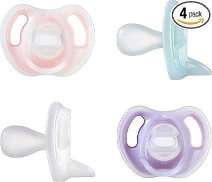 Tommee Tippee Ultralight chupete silicona 0-6 meses pack 4 ultraligero