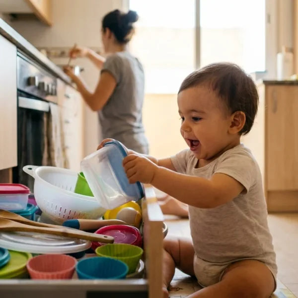 El cajón del sí para niños: autonomía en la cocina paso a paso (1-3 años)